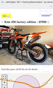 You may have to register before you can post: Craigslist Gold Moto Related Motocross Forums Message Boards Vital Mx