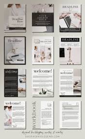 Lady Boss Canva Ebook Workbook Course Creator Canva Template Etsy In 2020 Ebook Template Design Ebook Design Book Design Layout