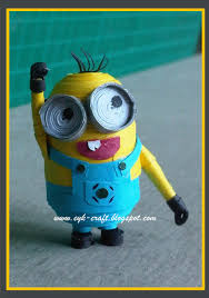Www Eyk Craft Blogspot Com Quilling Minion Minions Paper Crafts Quilling
