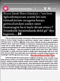 Eşi buse de bir hafta sonra 100 bin tl'lik manevi tazminat ve boşanma davası açtı. Ebru Gundes In Mahkemeye Sundugu Bosanma Dilekcesi Ifsalandi Ortalik Karisti Otelde Kalmislar Umrumda Degilsin