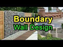 Boundary Wall Design Ideas For Home Blowing Ideas Youtube Boundary Walls Stone Wall Design Brick Wall Decor