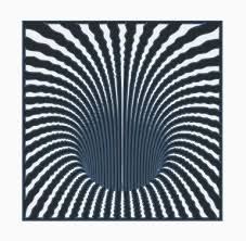 With red/cyan 3d glasses, these identical triangle shapes show striking illusory differences in depth and motion. Download Stl File Optical Illusion Hole 3d Printable Design Cults