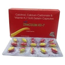 Maxx Calcitriol Calcium Carbonate Vitamin K2 7 Soft Gelatin Capsules 2 X 15 Capsules Packaging Type Blister Pack Rs 485 Box Id 20536605455
