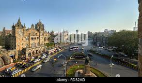 06-Nov-2008-Chhatrapati Shivaji Maharaj Terminus Victoria Terminus station-Unesco  World Heritage Site Mumbai maharashtra INDIA asia Stock Photo - Alamy