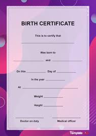 Now make your own fake new. 15 Birth Certificate Templates Word Pdf á… Templatelab