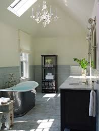Skylight Bathroom Traditional Bathroom Bella Mancini Design Traditional Bathroom Skylight Bathroom Bathroom Ceiling