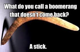 Boomerang Funny Australian Funny Puns Funny Memes