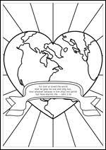 Free Printable Christian Bible Colouring Pages For Kids John 3 16 Heart Kids Corner The Faith No Bible Coloring Bible Coloring Pages Christian Printables