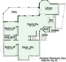 Ranch home plans, or ramblers as they are sometimes called, are usually one story, though they may have a finished basement, and they are wider then they are deep. Walkout Basement Floor Plans With Support Jacks 401 Ranch Walk Out Finished Basement Plan Basement House Plans Ranch House Floor Plans Basement Floor Plans