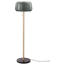 Evedal Floor Lamp With Led Bulb Marble Gray Gray Ikea Floor Lamp Lamp Floor Lamp Grey