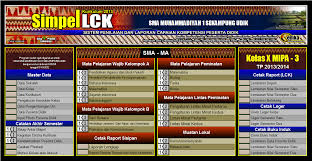 Asal sekolah dari madrasah (bukan sma atau smk); Software Raport Lck Kurikulum 2013 Kompasiana Com