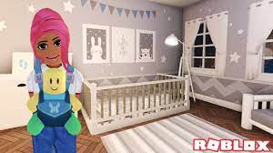 Hope this build helps you all with some nursery/crib ideas. Decorating My Newborn Son S Nursery Room Bloxburg Roleplay Roblox Youtube