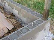 How To Build A Mortarless Concrete Stem Wall Cinder Block Walls Building A Fence Concrete Block Walls