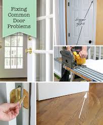 How do i repair a broken wooden door jamb? Fixing Common Door Problems Pretty Handy Girl