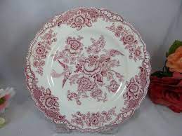 Vintage 1930s Crown Ducal Bristol Salad Plate Etsy Crown Ducal Pink Dinner Plates Vintage 1930s