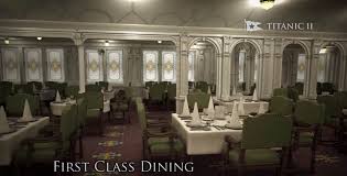The dining rooms aboard the titanic were different based on who they were for. Titanic First Dining Room Shefalitayal