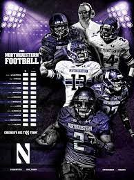 Northwestern 2013 Football Poster Football Poster Sports Graphic Design Sport Poster