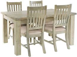Rowico Saltash Extending Dining Set With 4 Slatted Back Chairs Reclaimed Pine Dining Table Extendable Dining Table Table