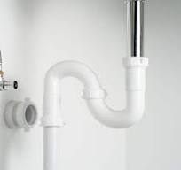 Oatey 1-1/4 in. White Plastic Sink Drain S- Trap HDC9719BG