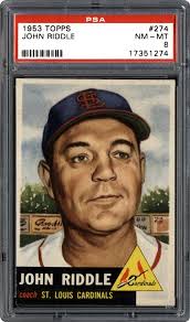 1953 Topps John Riddle