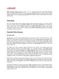 Mengetahui identitas tokoh yang kalian idolakan, 2. Cerita Tentang Idola Dalam Bahasa Inggris Dengan