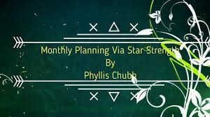Monthly Planning Via Tarabalam Star Strength By Phyllis Chubb
