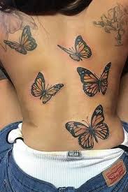 Butterfly Tattoos For Females Butterfly Tattoo Chest Tattoo Butterfly Girl Spine Tattoos
