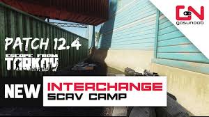 Escape From Tarkov New Interchange Scav Camp Extract Point Location Patch 12 4 Youtube