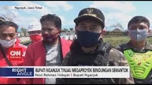 Diduga soal jual beli jabatan. Bupati Nganjuk Tinjau Megaproyek Bendungan Semantok Youtube
