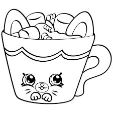 100% free coloring page of smoothie. Hot Choc Shopkin Coloring Page Free Printable Coloring Pages For Kids