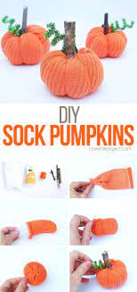 Diy Sock Pumpkins Diy Socks Easy Fall Crafts Easy Diy Fall Decor