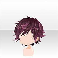 ヘアスタイル スターリットパーマショートレッド 髪型 イラスト 男の子 パーマ how to draw hair anime boy hair chibi hair