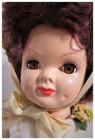 Rare 1948 Eugenia 17" Composition Brown Eyes Kathy All Original Tagged