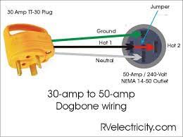 50 amp to 30 amp rv adapter wiring diagram. Hooking Up 50 Amp Trailer To 30 Amp Service At Campground Rv Travel