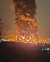 The Now India | Airstrikes by Israel and the United States have reportedly hit  Iran's Tondgouyan oil refinery south of Tehran, according to Israeli and...  | Instagram