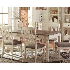 The square shape of the maysville table offers comfortable dining without taking up too much space. Ashley Furniture Bolanburg Dining Table In White Walmart Com Walmart Com