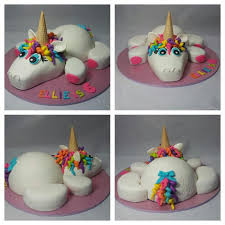The birthday girl's name in fondant. Unicorn Cakes Unicorn Birthday Cake Flat