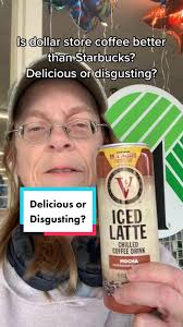 Food review of Victor Allen mocha iced latte. Is this dollar store ver...