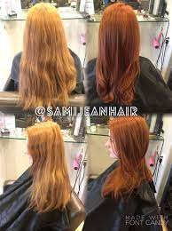Before And After Copper Hair Artistic Hair Ginger Hair Color Hair