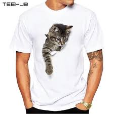 3d Cute Cat Men T Shirt Short Sleeve Casual Tee Funny Cat Printed T Shirts O Neck Animal Tops Tisort Modelleri Kedi Ve Erkek Giyim