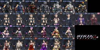 Characters that are unlocked by default are not listed. Costumes Ninja Gaiden Wiki Fandom