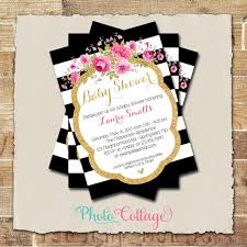 Black And Gold Baby Shower Invitations Baby Shower Invitation Glitter Gold Pink By Photocottage On Etsy Glitter Baby Shower Invitations Glitter Baby Shower Gold Baby Shower Invitations