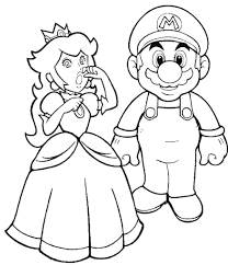 They can draw and paint it based on their taste. 100 Coloring Pages Mario For Free Print Mario And Luigi Coloring Pages