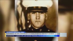 Former Lafayette marine remembered during 40th anniversary of Beirut bombing