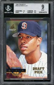 Derrek Lee Rookie Card 1994 Pinnacle #438 BGS 9 (10 8.5 9 9.5)