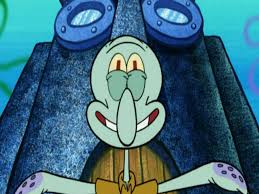 sees a flower pop up, then someone comes by and sprays the flower with chrome spray paint squidward. Prime Video Spongebob Squarepants Season 6