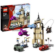 Lego Disney Pixar Cars 2 Set 8639 Big Bentley Bust Out W Lightning Mcqueen Mater Finn Mcmissile Holley Queen Miles Prof Z Piece 743 Disney Pixar Cars Lightning Mcqueen Lego Disney