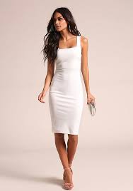 Junior Clothing White Square Neck Bodycon Dress Neck Bodycon Dress Bodycon Dress Prom Dresses Long Lace