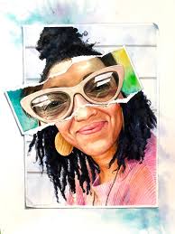Eva Crawford, a Charlotte artist who works with collage and paint, said she  paints people to let them know they are seen and valued, including Black  people, and those with disabilities or