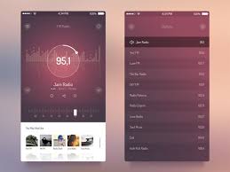 Fm Radio Ios 7 App Widget Welovesolo Mobile Design Inspiration Iphone App Design Ios Design